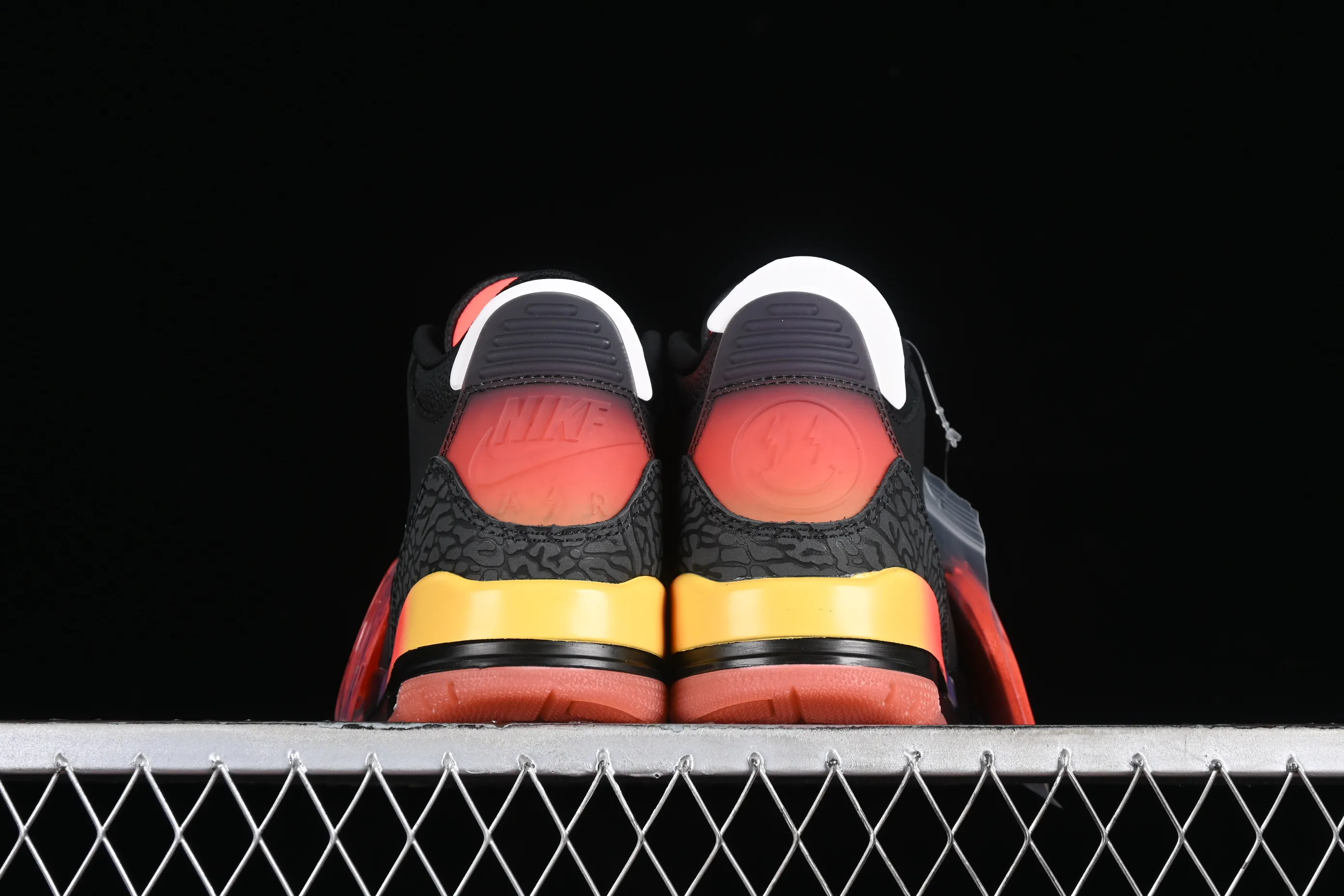 All categories Air Jordan Jordan series basketball shoes Air Jordan 3 J Balvin x Air Jordan 3 Retro "Rio" AJ3 Joe 3 Black Rainbow FN0344-001